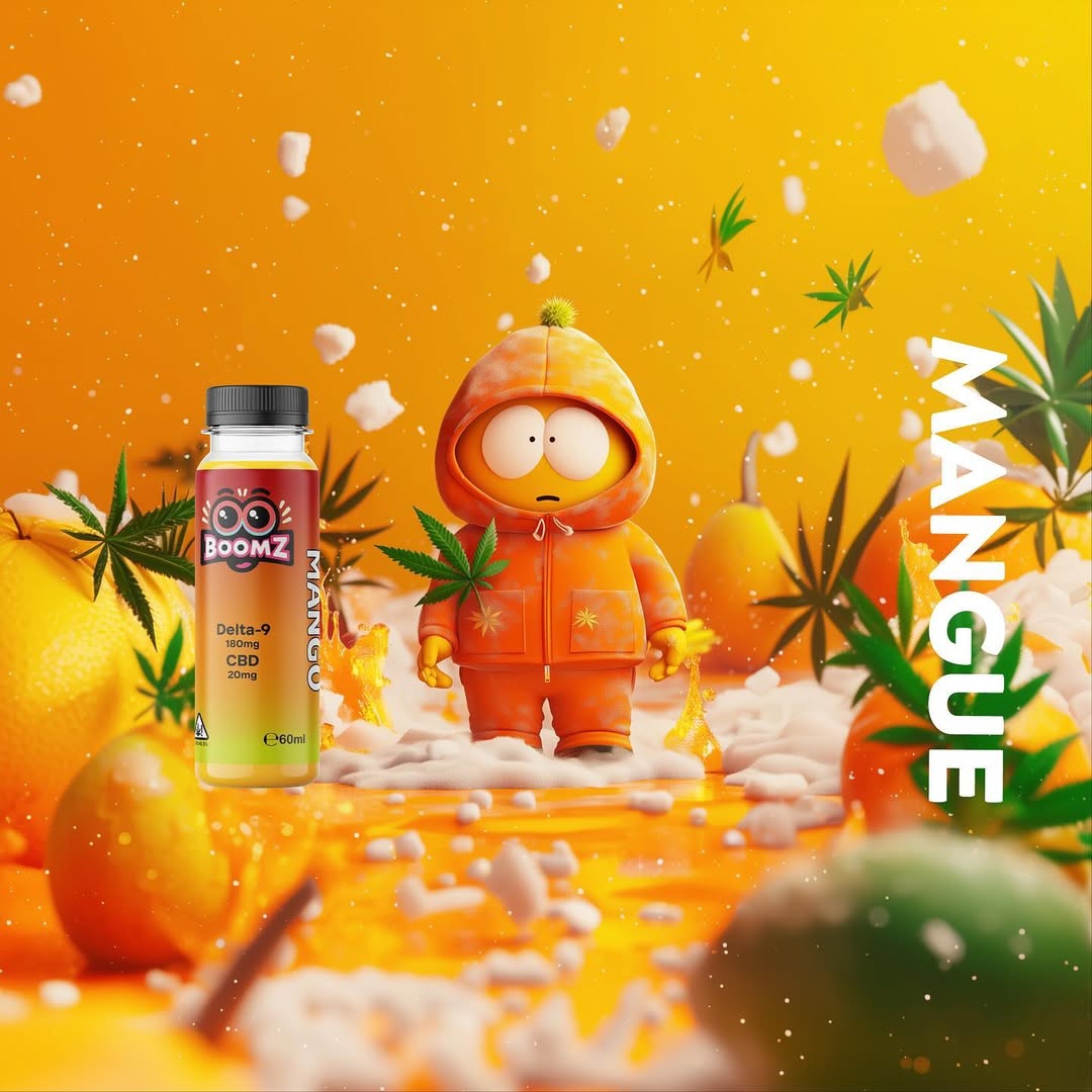 Syrup delta 9 Mangue BOOMZ SYRUP DELTA 9 - 200mg - Mango – Image 1
